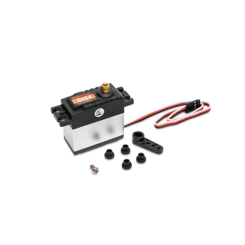 Spektrum S664 Standard Waterproof Metal Gear Servo 25T Horizon Hobby