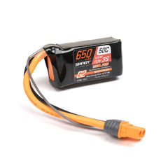 Spektrum 11.1V 650mAh 3S 50C Smart G2 Trail Pro LiPo Battery: IC2 (SPMX-1051)