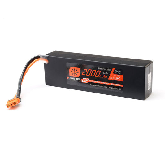 Spektrum 11.1V 2000mAh 3S 30C Smart G2 LiPo Battery: IC2 Horizon Hobby