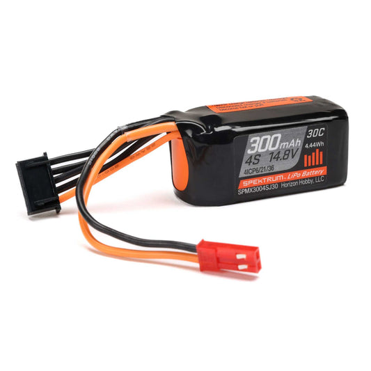 Spektrum 4S 14.8V 300mAh 30C LiPo Battery (SPMX3004SJ30)
