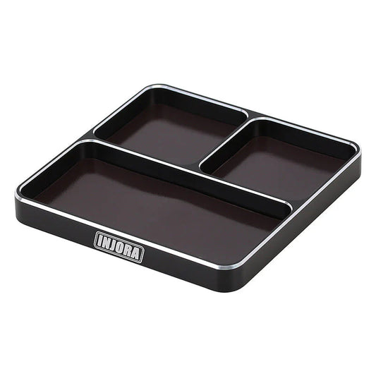 INJORA 98*98*11mm CNC Aluminum Magnetic Screw Tray INJORA