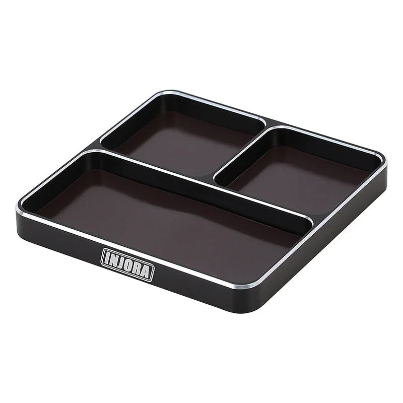 INJORA 98*98*11mm CNC Aluminum Magnetic Screw Tray INJORA