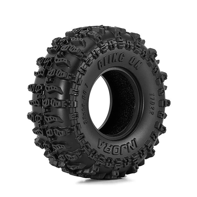 INJORA 0.7" 37*14mm Cling On Tires for 1/30 SCX30 (T7022) INJORA