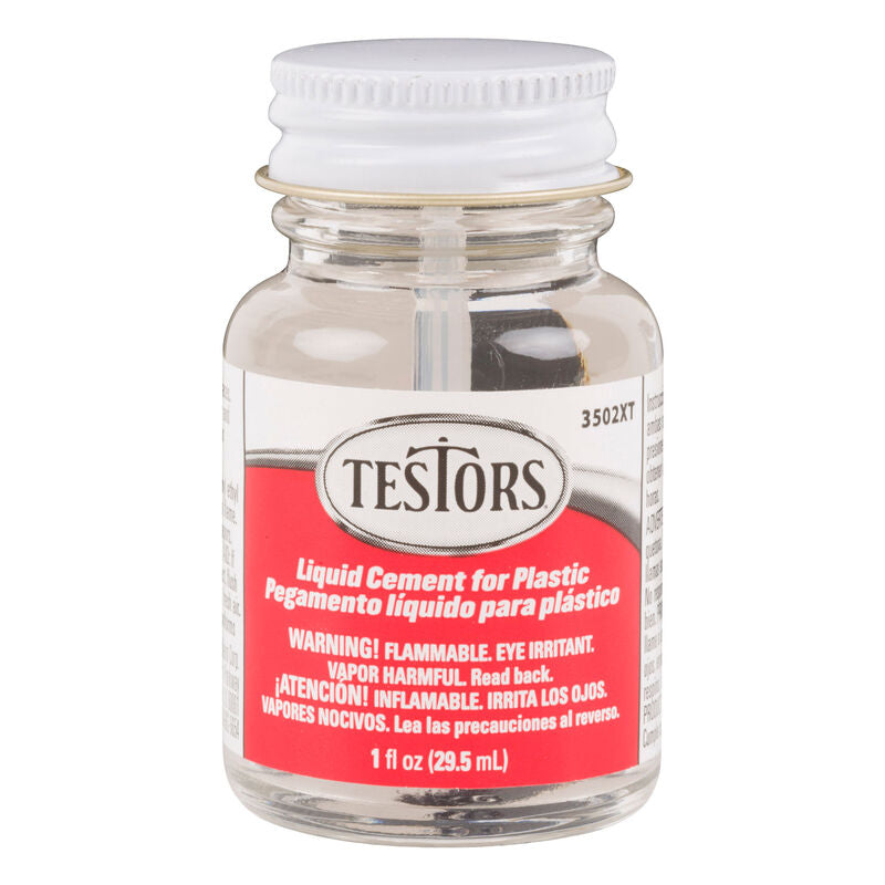 TESTORS Liquid Plastic Cement, 1oz. (TES3502XT) Horizon Hobby