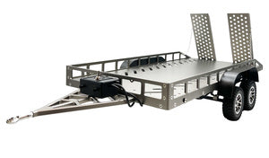 HRP 1/10 Scale Full Metal Trailer with LED Lights (Titanium) (BOL5005)