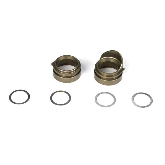 TEAM LOSI Rear Gearbox Bearing Inserts, Alum (2): TEN (TLR3100)
