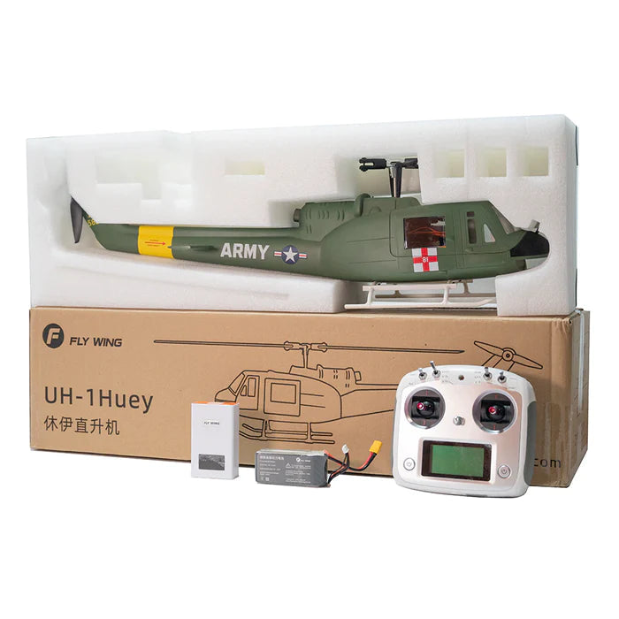 FlyWing UH-1 Iroquois V3 Scale Helicopter - RTF Fly Wing