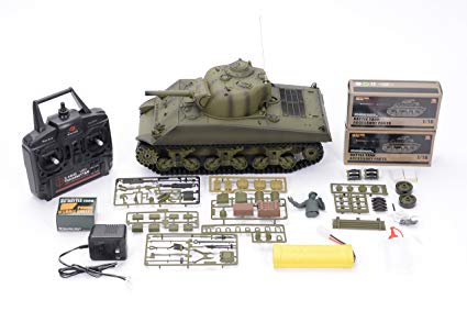 RC-PRO 1-16 U.S.A M4A3 "Sherman" RC Tank(BB AND IR) - FULL PRO VERSION (3898)