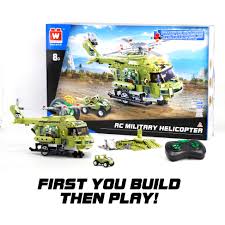 WiseBlockRC Military Helicopter Auldey Toys of North America