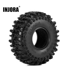 INJORA 1.0" 64*24mm Cling On Tires (T1020) (4) INJORA
