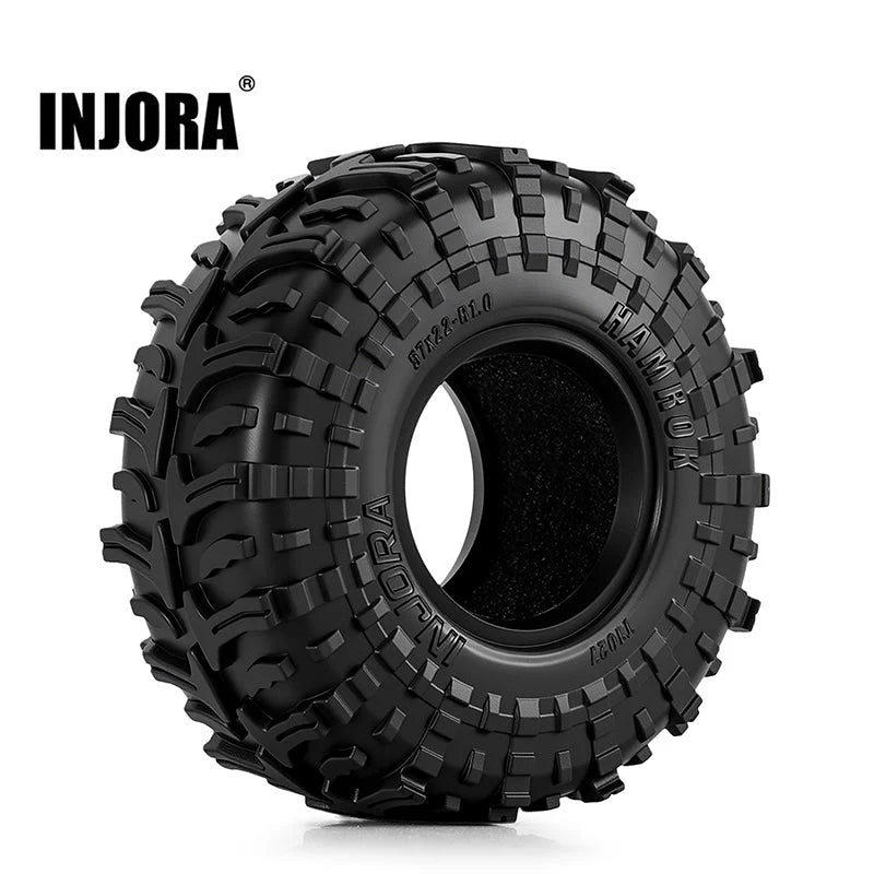 INJORA 1.0" 57*22mm HAMROK Tires (T1027) (4) INJORA
