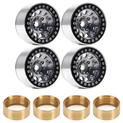 INJORA 4PCS 1.9" Aluminum Alloy Beadlock Wheel Rims for 1/10 RC Crawler (YQW-01BG-1944)
