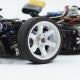 Yeah Racing Plastic Narrow Rim Set 8.5MM (OFFSET 0 +1 +2 +3) White for  1/28 AWD MINI-Z