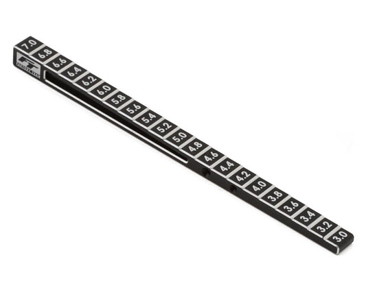 Team Associated Factory Team Aluminum Stepped On-Road Ride Height Gauge (3-7mm)