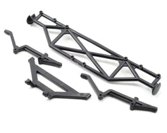 Team Associated Rear Bumper & Brace SC10 (ASC9817) Amain Hobbies
