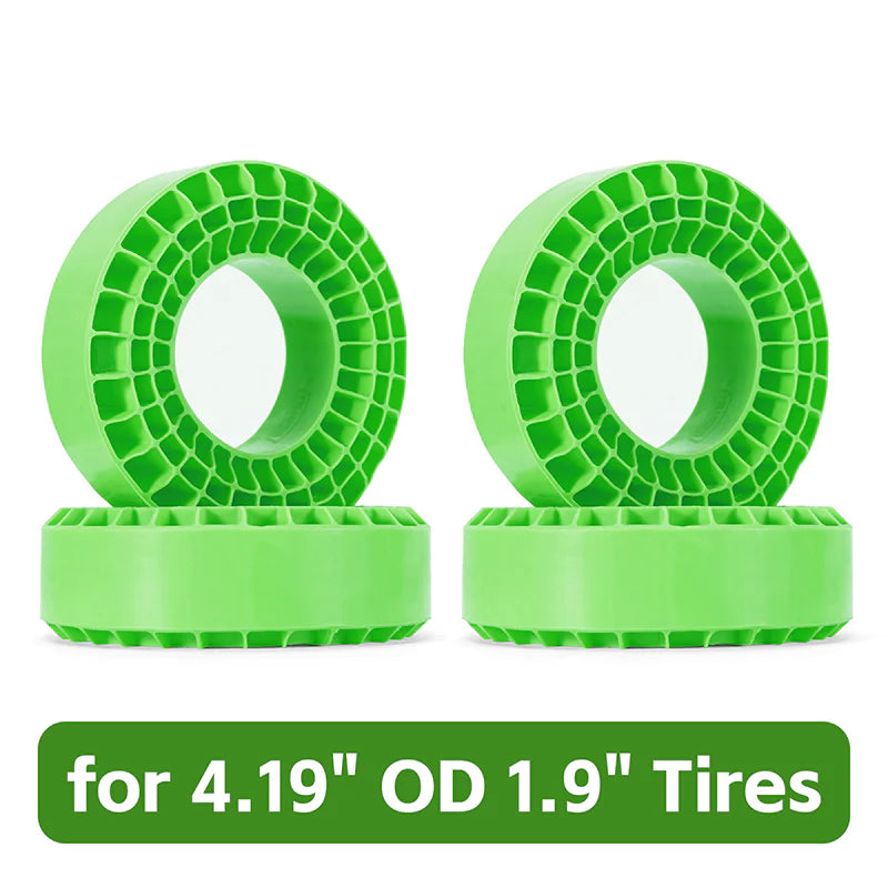 INJORA 4pcs Silicone Rubber Inserts for 106-108mm(4.19" OD) 1.9" Tires INJORA