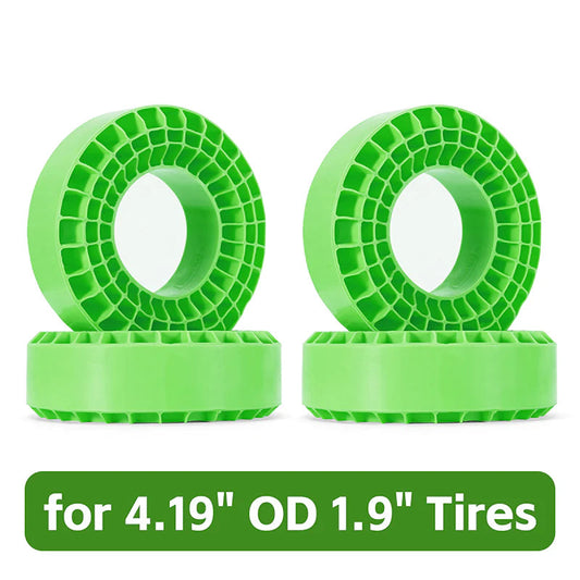INJORA 4pcs Silicone Rubber Inserts for 106-108mm(4.19" OD) 1.9" Tires INJORA