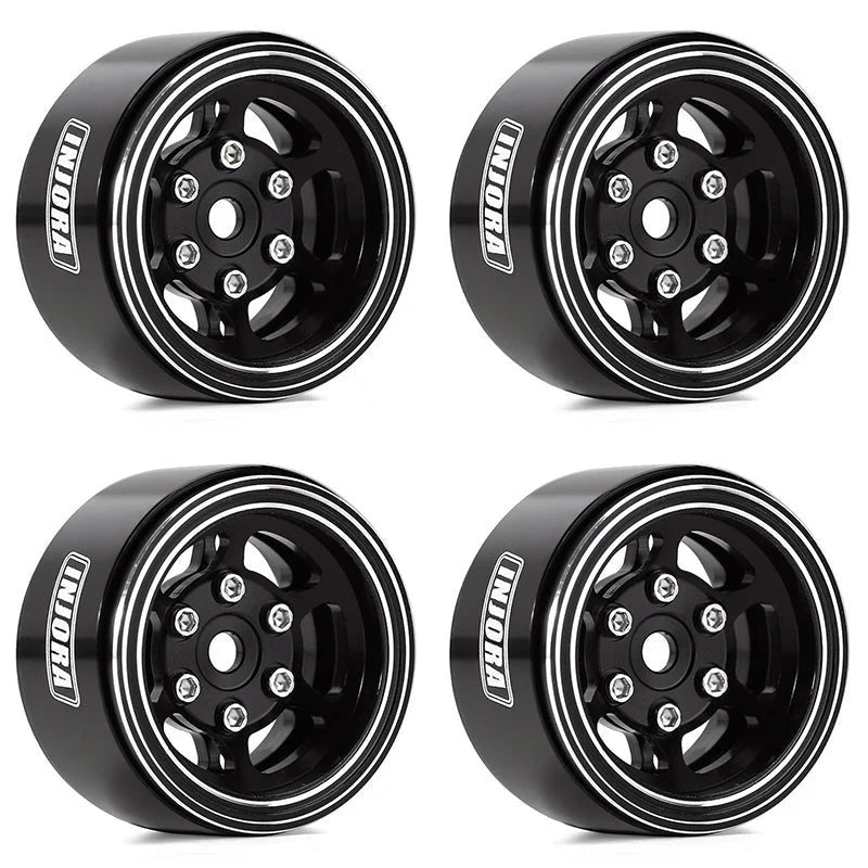 INJORA 1.0" 6-Spoke Wheels for Micro Crawlers INJORA