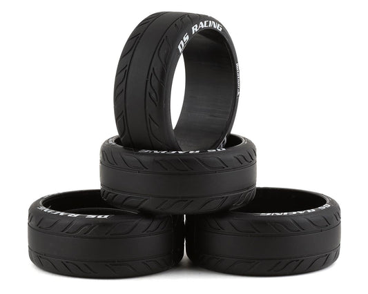 DS Racing Finix Friction HF Treaded Drift Tires (4) (HF-5) (DSC-HF-5SE) Amain Hobbies