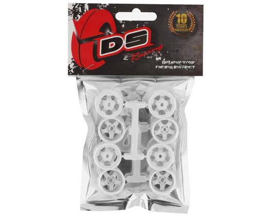 DS Racing Kyosho Mini Z 11mm Wide Drift Rims (1/2/3/4 Offset) (White)