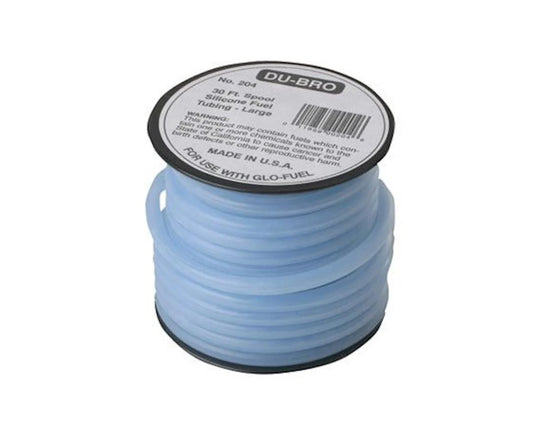 Du-Bro Large Silicone Fuel Tubing (Blue) (30') per foot (DUB2041FT)