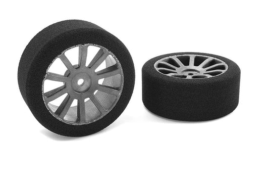 TEAM CORALLY ATTACK FOAM TIRES 1/10 GP TOURING 37 SHORE, 30MM  (COR14705-37) (Tires)