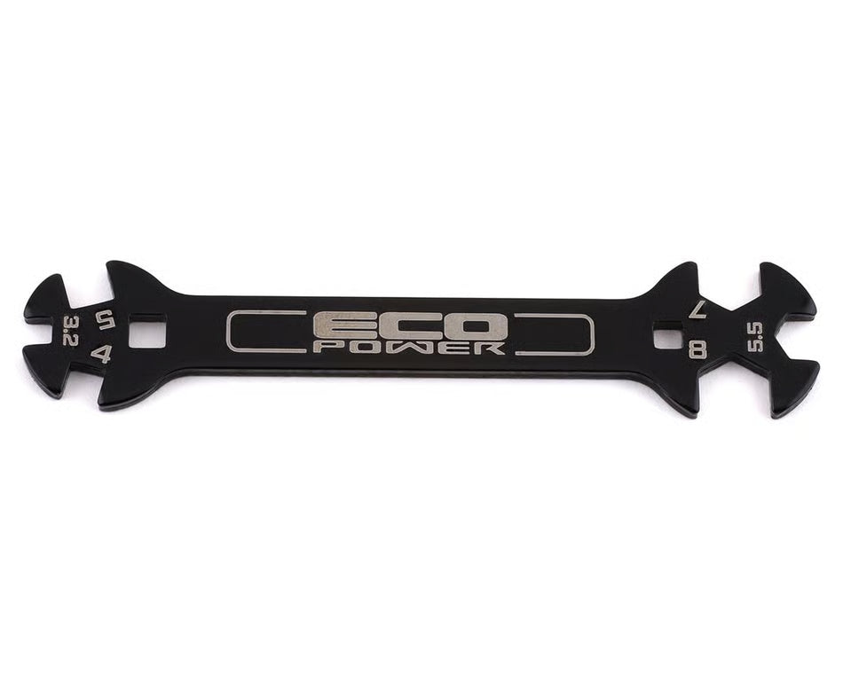 EcoPower Steel Turnbuckle Box Wrench (3.2, 4, 5, 5.5, 7 & 8mm) Amain Hobbies
