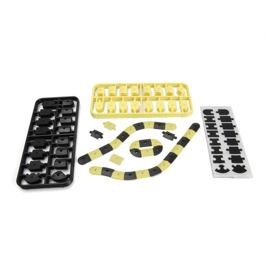 HPI nano-TTR Curb Set - Black and Yellow HRP