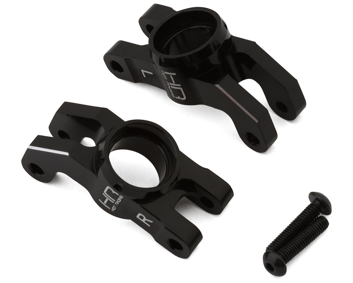 Hot Racing Arrma Grom Aluminum Rear Hub Carrier Set (Black) (2) Amain Hobbies