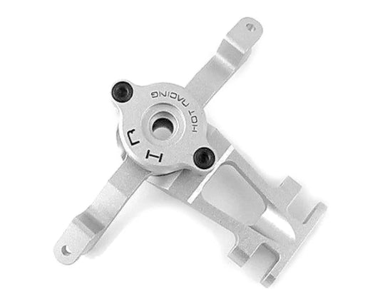 Hot Racing Silver Aluminum Steering Assembly for Traxxas Summit/E-Revo/Slayer Amain Hobbies