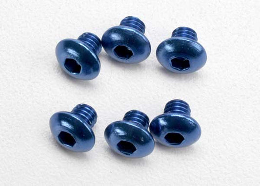 Aluminum Button-Head Machine Screws 4X4 mm (6) TRAXXAS