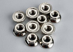 Traxxas 4 mm Flanged Nuts (10) (6135)