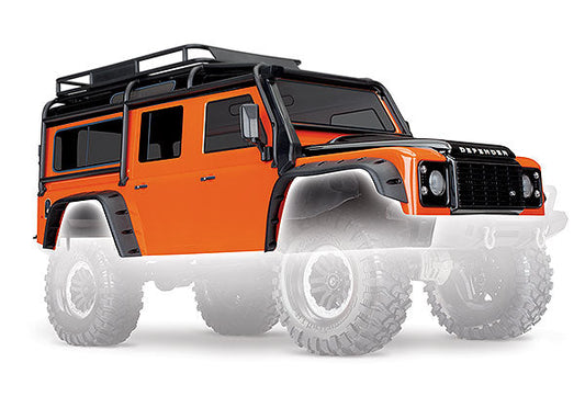 TRX-4 Land Rover Defender Orange Body TRAXXAS