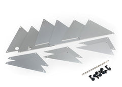 Traxxas Silver Aluminum Tube Chassis Inner Panel Set (TRA8434A)