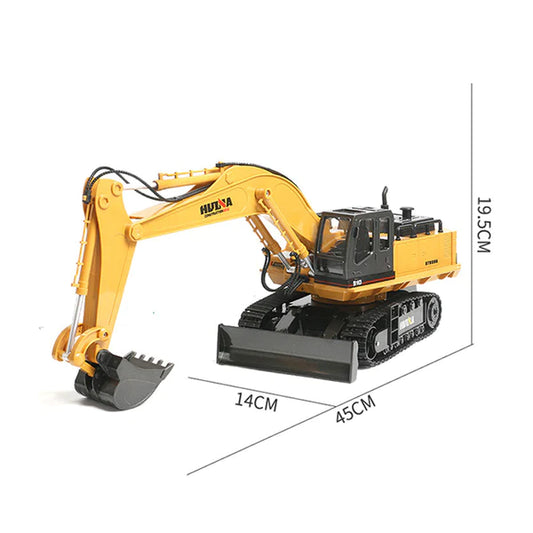 HUINA 1/16 Scale Bulldozer 2.4Ghz RC Excavator (HUN1510-RCPRO)