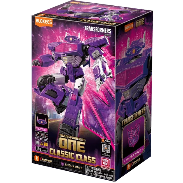 Transformers Classic Class 18 Transformers One Shockwave Blokees