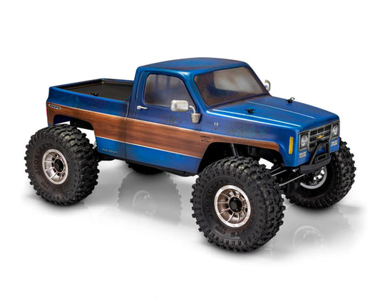 JConcepts Tucked 1978 Chevy K10 Rock Crawler "Pre-Trimmed" Body (Clear) (12.3") (JCO0465)