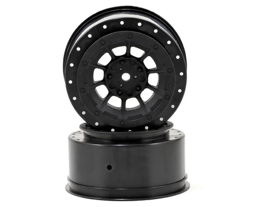 JConcepts: 12mm Hex Hazard Short Course Wheels w/3mm Offset (Black) (2) (SC5M) (JCO3344B)
