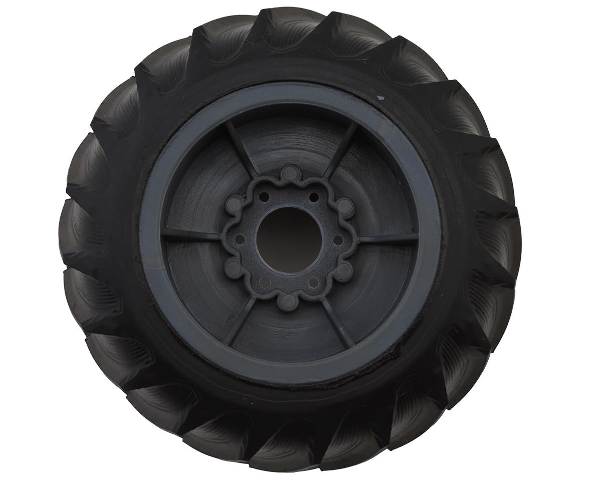 JConcepts Losi Mini LMT Racer Pre-Mounted Monster Truck Tires (2) (Blue) w/12mm Hex Amain Hobbies