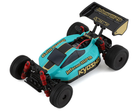 Kyosho MB-010 Mini-Z Inferno MP9 4WD Micro Buggy Readyset (Green/Black) w/2.4GHz Radio (KYO32093EGBK)