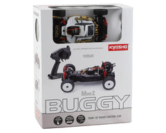 Kyosho MB-010 Mini-Z Inferno MP9 4WD Micro Buggy Readyset (White/Black) w/2.4GHz Radio (KYO32093WBK)