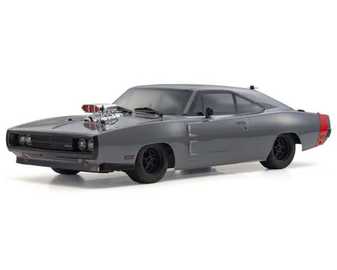 Kyosho EP Fazer Mk2 FZ02L VE 1970 Dodge Charger 4WD 1/10 RTR Touring Car w/Syncro KT-231P+ 2.4GHz Radio (Grey) Amain Hobbies