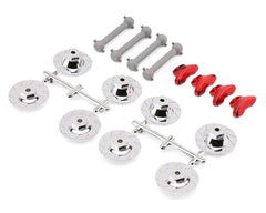 Kyosho Fazer Mk2 FZ02 Dogbones & Scale Brake Disc Caliber Hubs Set Amain Hobbies