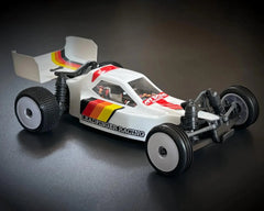 Leadfinger Racing Micro-B Retro-Mod Body & Wing Set (Clear) (LFRE4061)
