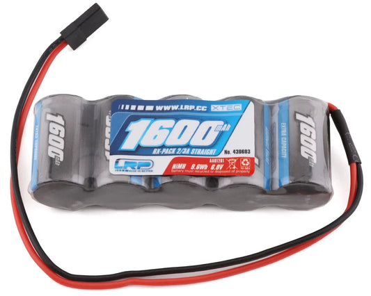 LRP XTEC 5-Cell 6.0V NiMH Flat Receiver Pack (1600mAh) (JR Connector) (LRP430603) Amain Hobbies