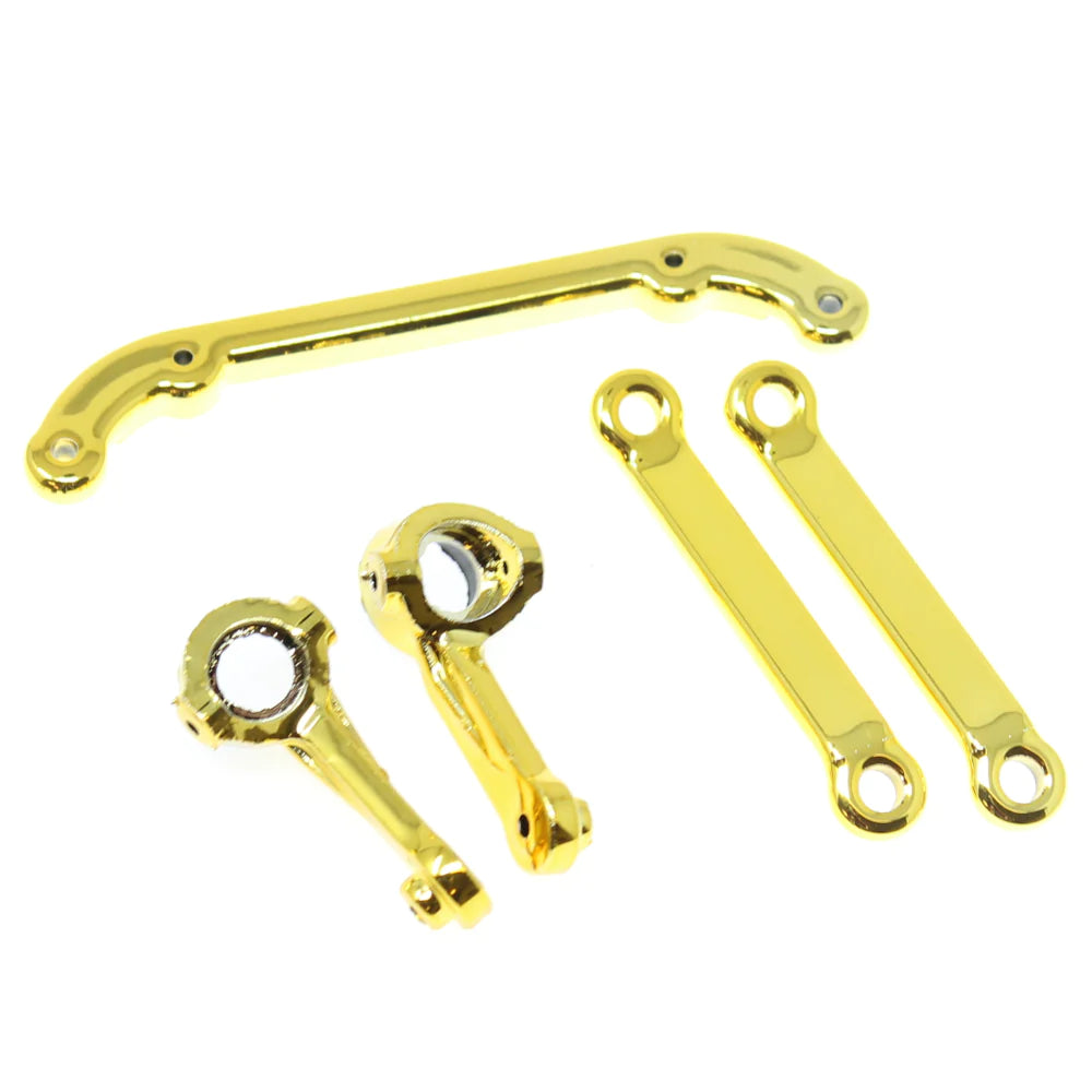 Redcat V2 Steering Arms L/R and V2 Toe Links (Gold) (1set) (RER25824) Redcat