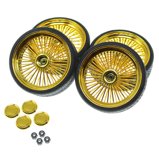 Redcat Gold 26” Wire Wheel & Tire Set (RER19793)