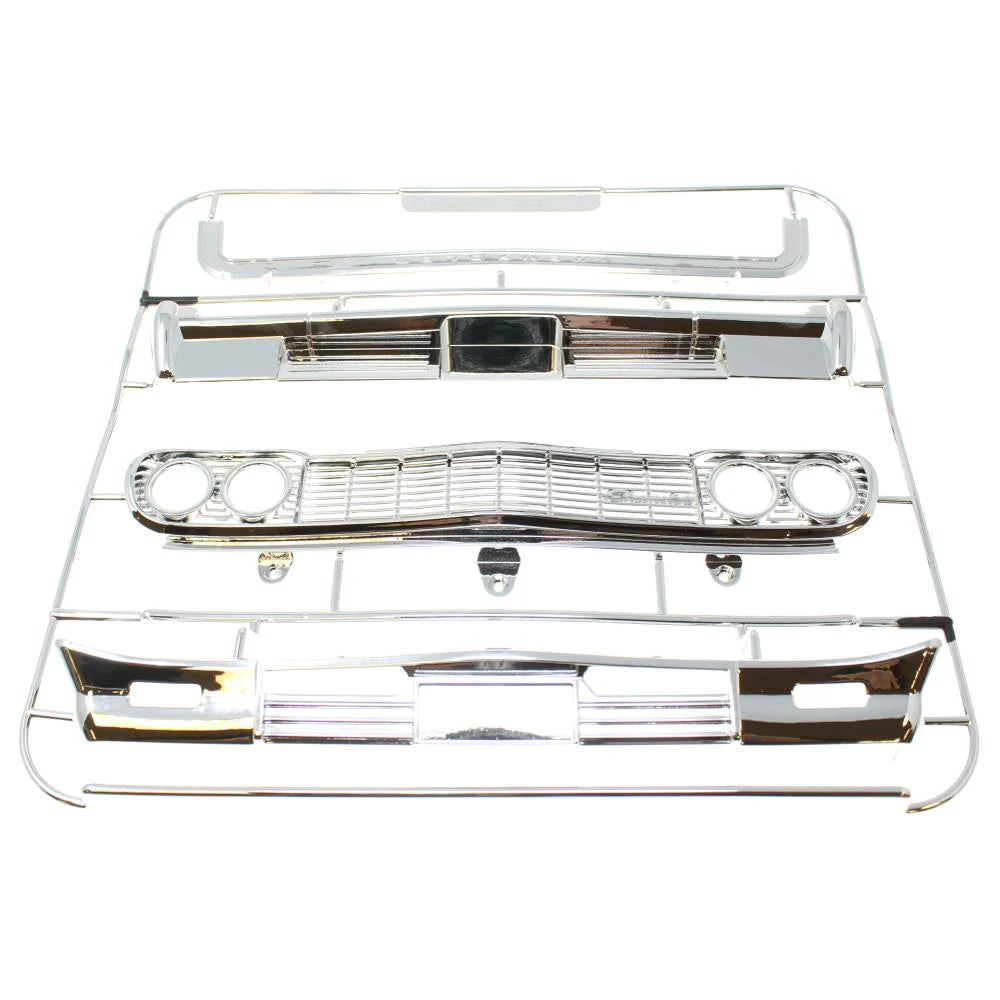 Redcat 1964 Impala Chrome Bumpers & Grill V2 (1set) (RER13855) Redcat