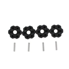 Wheel Hexes with Pins (12mm)(Plastic) (4pcs) (BS213-006) Redcat
