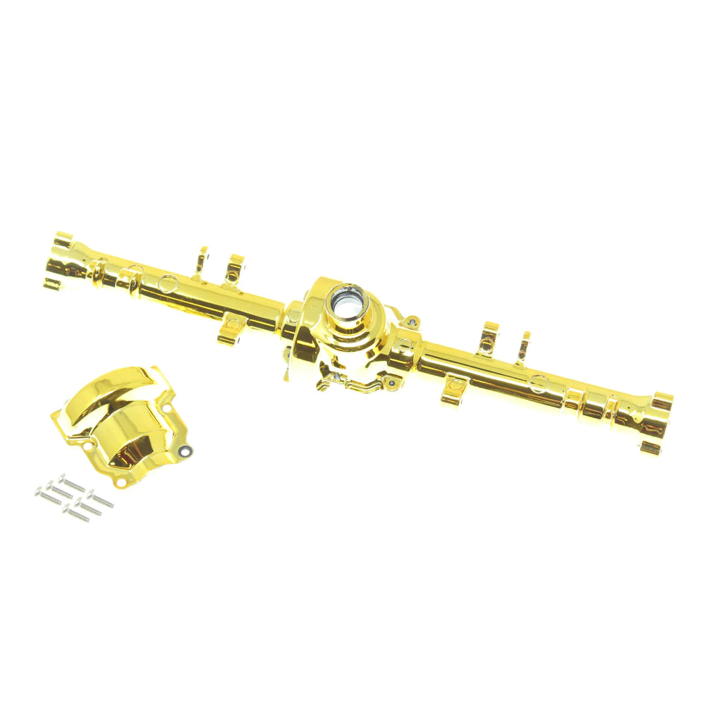 Redcat Rear Axle Housing Assembly and Cap (Gold) (1pc) (RER25826) Redcat